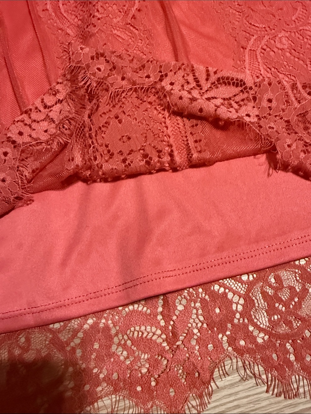 Notations Coral Lace High-Neck Sleeveless Top - Picture 6 of 8